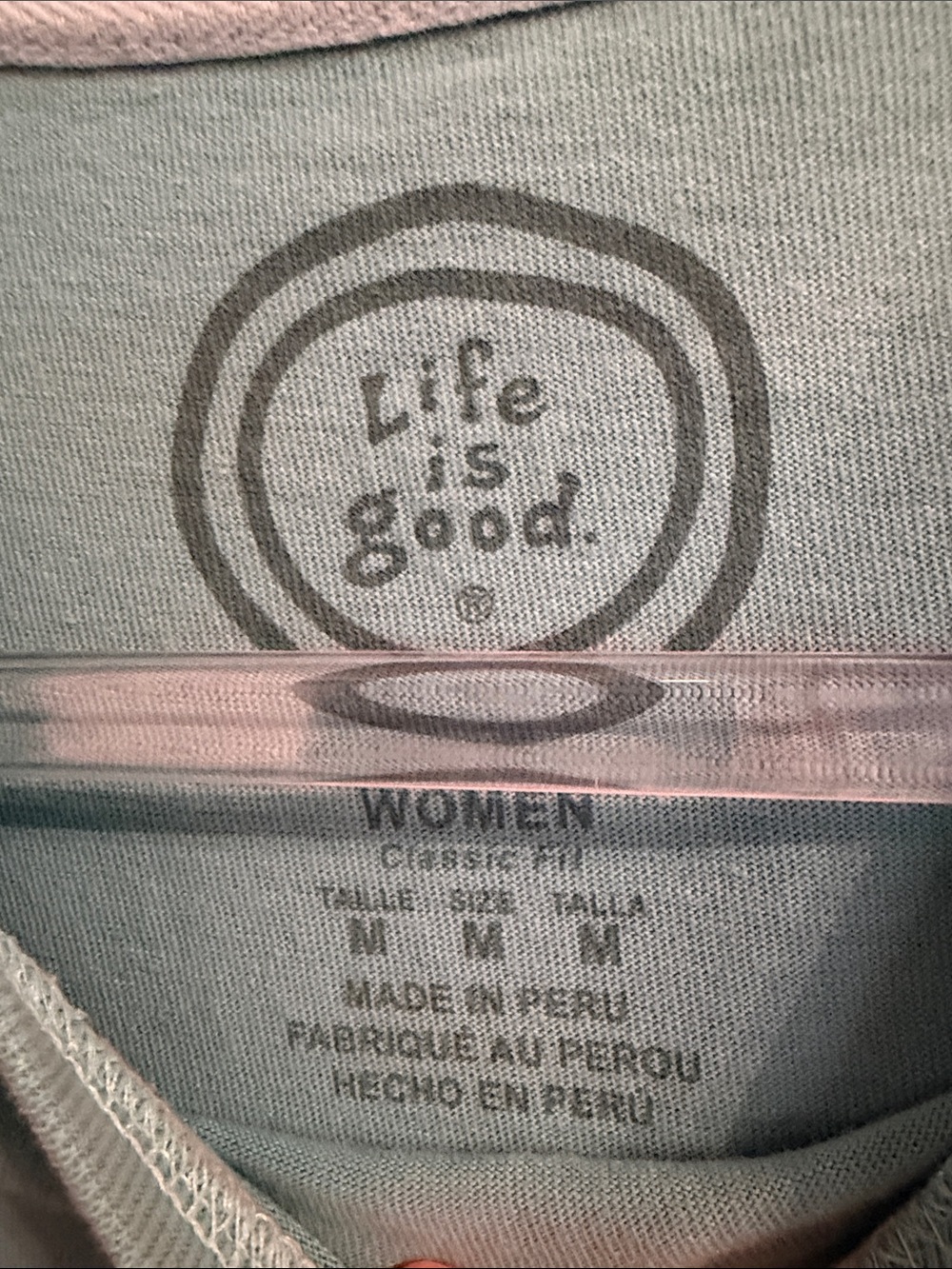 Two Life Is Good Women’s Sz Medium “Be the Person Your Dog Thinks You Are” Tees - Picture 4 of 7